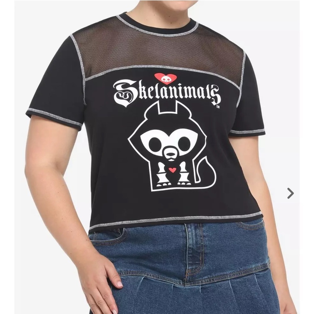 Skelanimals Mesh Yoke Plus 4X Top